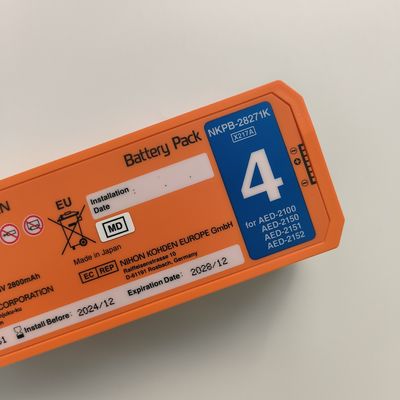 นีฮอน โคเด้น AED แบตเตอรี่เครื่องยับยั้งอาการ Orange AED-2100aed-2150aed-215aed-2152 Nkpb-28271k X217A
