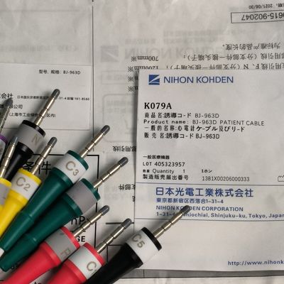 BJ-963D อุปกรณ์ใช้ในอุปกรณ์การแพทย์ NIHON KOHDEN สายเคเบิลผู้ป่วย