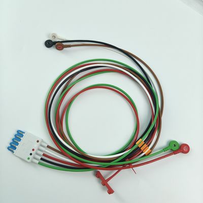PHILIP โมเนอร์ผู้ป่วย อุปกรณ์การแพทย์ สินค้าใช้ได้ CBL 5 Leadset Snap AAMI ICU REF M1644A 989803144991