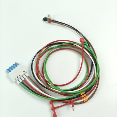 PHILIP โมเนอร์ผู้ป่วย อุปกรณ์การแพทย์ สินค้าใช้ได้ CBL 5 Leadset Snap AAMI ICU REF M1644A 989803144991