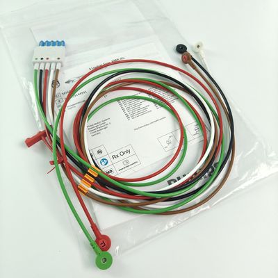 PHILIP โมเนอร์ผู้ป่วย อุปกรณ์การแพทย์ สินค้าใช้ได้ CBL 5 Leadset Snap AAMI ICU REF M1644A 989803144991