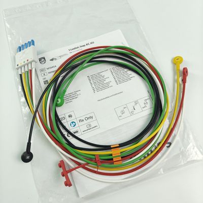 PHILIP ปิดตัวตรวจสอบผู้ป่วย CBL 5 แท้ Leadset Snap IEC ICU REF M1645A