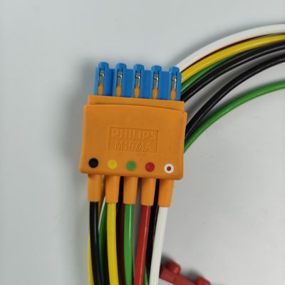989803125871 อุปกรณ์การแพทย์ที่ใช้ได้ PHILIP มอนิเตอร์ผู้ป่วย CBL 5 แอล์ดเซ็ท Grabber IEC OR REF M1974A