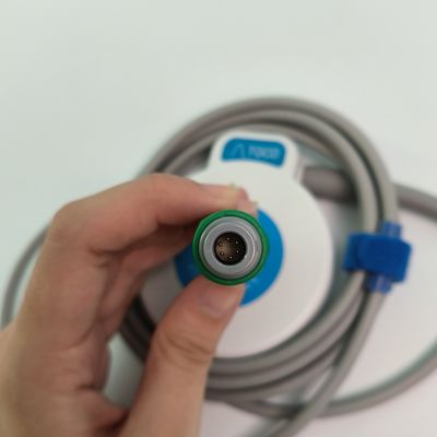 ติดตามลูกจรและการหดตัวของมดลูก TOCO Probe 6 Pin Single Slot Blue Model MS3-31527