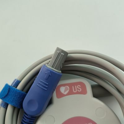 การตรวจสอบยาง US Transducer สําหรับ F2/F3/F6 อัตราการเต้นของหัวใจของลูกทารก US Probe Dual Slot 4 Pin MS3-109301 (D)