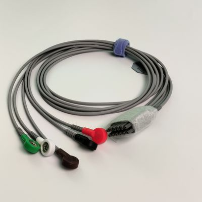 IT20 ECG Telemetry Lead Wire Five Lead American Standard Buckle Style REF EL05DASY1 การตรวจสอบความลับของสายไฟฟ้า