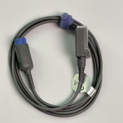 REF SHEC3 สายขยายออกซิเจนเลือด 2M สีฟ้าหัวกลม Single Slot 7 Pin L 2.0 เมตร
