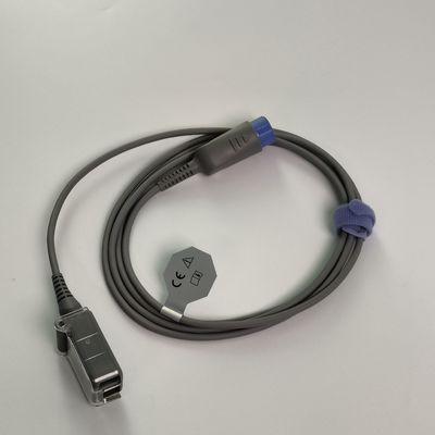 REF SHEC3 สายขยายออกซิเจนเลือด 2M สีฟ้าหัวกลม Single Slot 7 Pin L 2.0 เมตร