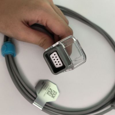 SHEC1 สายขยายเครื่องสํารวจออกซิเจนเลือด 2M DB9 แอดป์เตอร์ต่อ LEMO Plug 6 Pin Double Slot L2.0m