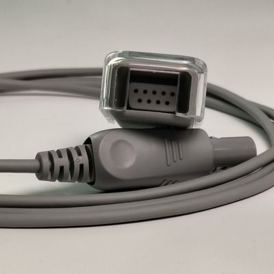 SHEC1 สายขยายเครื่องสํารวจออกซิเจนเลือด 2M DB9 แอดป์เตอร์ต่อ LEMO Plug 6 Pin Double Slot L2.0m