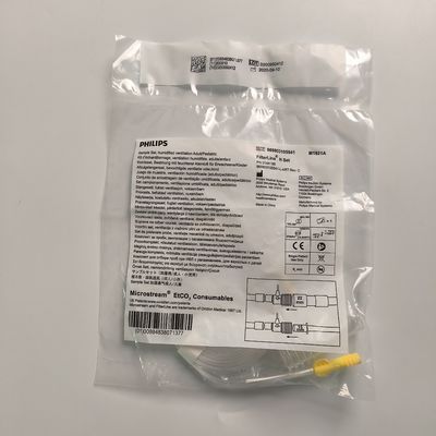 เครื่องตรวจจับท่อการเก็บตัวอย่างคอนโดไซด์ระบายขนาดเล็ก (Micro Flow CO2 Sampling Tube Sensor Adult / Pediatric Drying Tube REF: M1921A Or 989803105541
