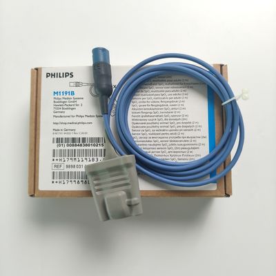 PHILIP แท้ M1191B เครื่องตรวจจับ SpO2 สําหรับผู้ใหญ่ที่ใช้ได้หลายครั้ง (2m) REF:989803144371