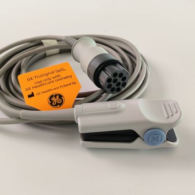 GE Original Datex-Ohmeda TruSignal SpO2 เซ็นเซอร์นิ้วมือ สามารถนําไปใช้ใหม่ได้ REF: TS-F4-N