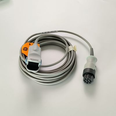 GE Original Datex-Ohmeda TruSignal SpO2 เซ็นเซอร์นิ้วมือ สามารถนําไปใช้ใหม่ได้ REF: TS-F4-N