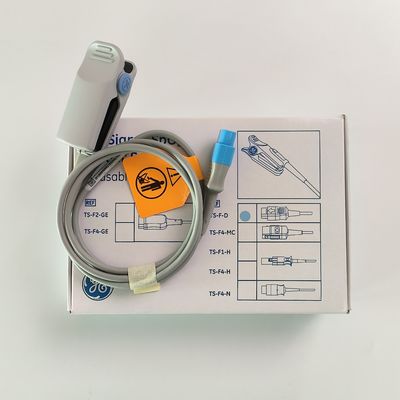 GE Original Datex-Ohmeda TruSignal SpO2 เซ็นเซอร์นิ้วมือ REF สามารถใช้ได้ใหม่: TS-F-D