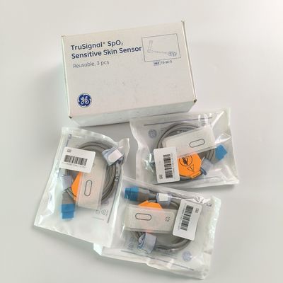 Datex-Ohmeda TruSignal SpO2 เซ็นเซอร์ผิวที่มีความรู้สึก สามารถใช้ได้อีก 3 ชิ้น REF: TS-SE-3