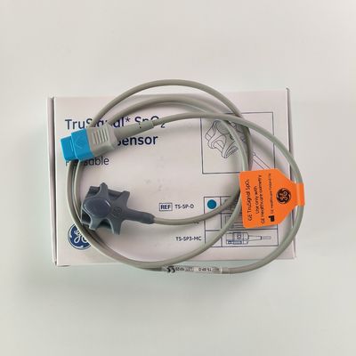 GE Original Datex-Ohmeda TruSignal SpO2 PediTip Sensor สามารถใช้งานได้ใหม่ได้ REF: TS-SP-D