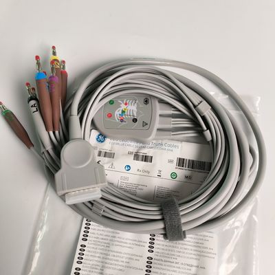 เครื่องตรวจกระเพาะหัวใจ (Electrocardiogram Machine) ผสมรวม 12 สายเชือก 15 ปิน หัวกล้วย 4.0 คู่มือหน้าอก 3.2M