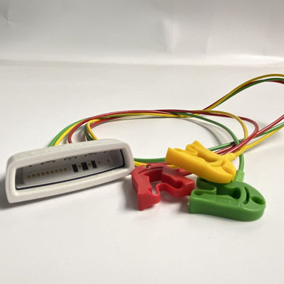 เทเลเมทรี สามนําสแตนดาร์ตยุโรป Clamp ECG 3-Lead Grabber IEC Tele REF:989803171901