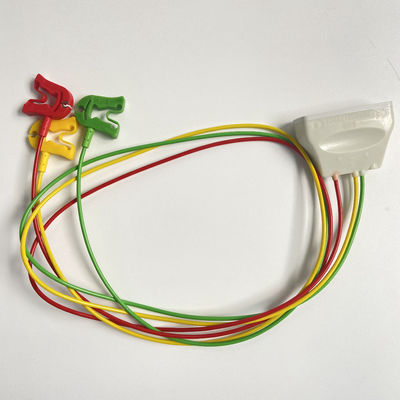 เทเลเมทรี สามนําสแตนดาร์ตยุโรป Clamp ECG 3-Lead Grabber IEC Tele REF:989803171901