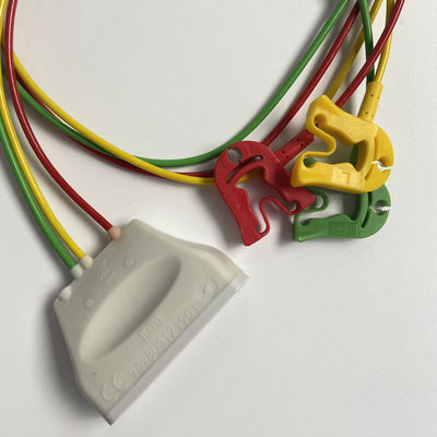 เทเลเมทรี สามนําสแตนดาร์ตยุโรป Clamp ECG 3-Lead Grabber IEC Tele REF:989803171901