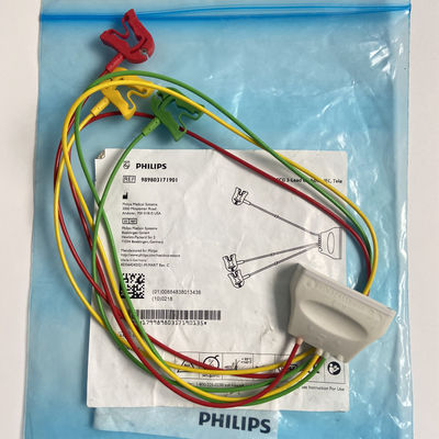 เทเลเมทรี สามนําสแตนดาร์ตยุโรป Clamp ECG 3-Lead Grabber IEC Tele REF:989803171901
