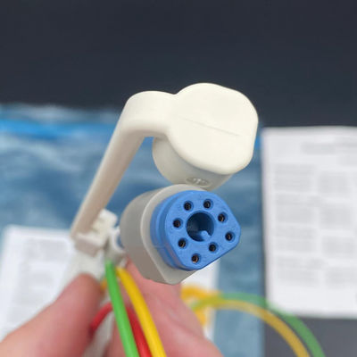 สามแนวทาง European Standard Clamp With Blood Oxygen Connector ECG เครื่องจับเชือก 3 ดํา REF:989803171911