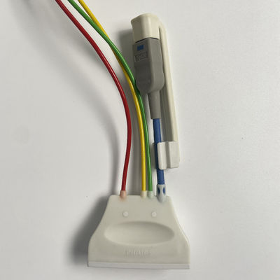 สามแนวทาง European Standard Clamp With Blood Oxygen Connector ECG เครื่องจับเชือก 3 ดํา REF:989803171911