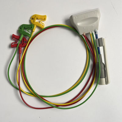สามแนวทาง European Standard Clamp With Blood Oxygen Connector ECG เครื่องจับเชือก 3 ดํา REF:989803171911