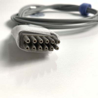 IT20 ECG Telemetry Lead EDAN 5-Lead Snap AHA สามารถใช้งานได้ใหม่ได้ REF: EL05DASY1