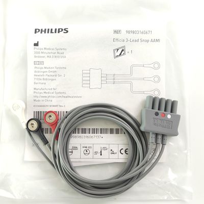 PHILIP อริจินอล CBL 3 Leadset, Snap, AAMI, ICU REF989803160671