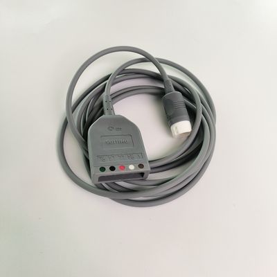 PHILIP แอริจินัล เอฟฟิเซีย 3/5 ECG ทรังเคเบิล, AAMI/IEC. REF 989803160641