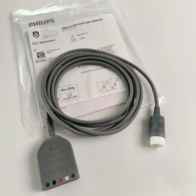 PHILIP แอริจินัล เอฟฟิเซีย 3/5 ECG ทรังเคเบิล, AAMI/IEC. REF 989803160641