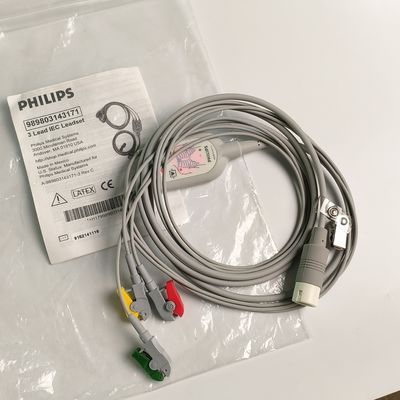 PHILIP อริจินัล 3 Lead IEC Leadset สีแดง เขียว เหลือง 2.6 ม.989803143171