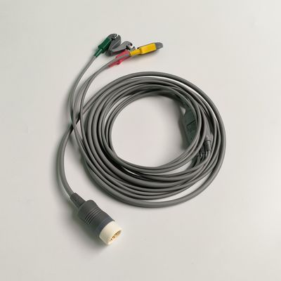 PHILIP แอริจินัล Efficia คอมบิเนดเคเบิล/3-Leadset Grabber IEC. เครื่องจบรอบ 12-Pin,REF: 989803160741