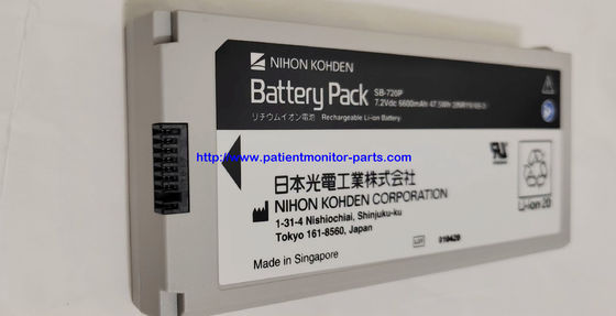 NIHON KOHDEN ติดตามผู้ป่วย แบตเตอรี่เดิม SB-720P 7.2 V 6600 Mah 47.5Wh 21NR19/65-3