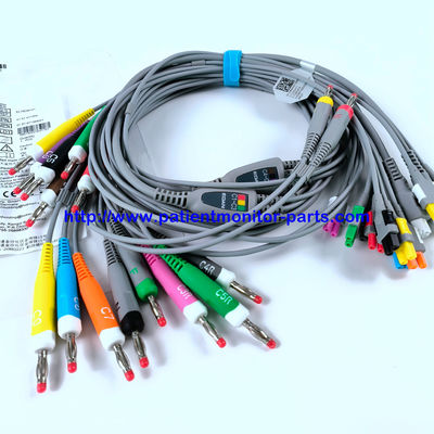 EDAN ECG CABLE 18-Lead 4MM Banana IEC Reusable REF EL16DIB181 IPN 01 การใช้งานใหม่57.471394