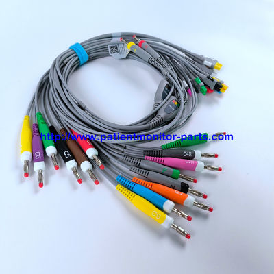 EDAN ECG CABLE 18-Lead 4MM Banana IEC Reusable REF EL16DIB181 IPN 01 การใช้งานใหม่57.471394