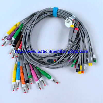 EDAN ECG CABLE 18-Lead 4MM Banana IEC Reusable REF EL16DIB181 IPN 01 การใช้งานใหม่57.471394