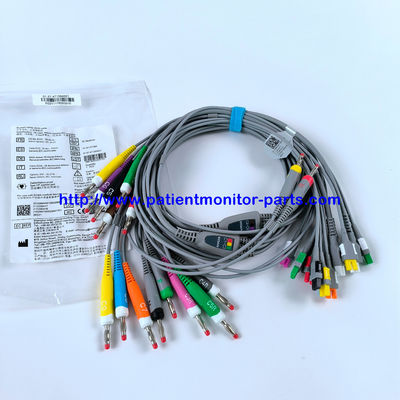 EDAN ECG CABLE 18-Lead 4MM Banana IEC Reusable REF EL16DIB181 IPN 01 การใช้งานใหม่57.471394