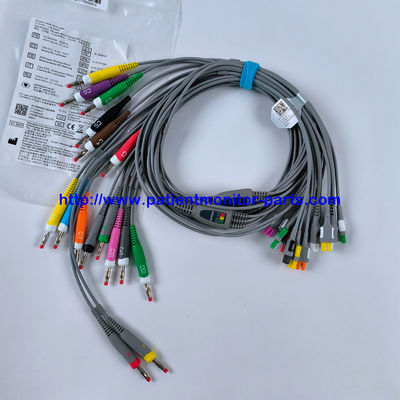 EDAN ECG CABLE 18-Lead 4MM Banana IEC Reusable REF EL16DIB181 IPN 01 การใช้งานใหม่57.471394