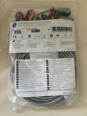 GE 2104749-001 -Conjunto 10 สายไฟ ECG และสายไฟกระดาน