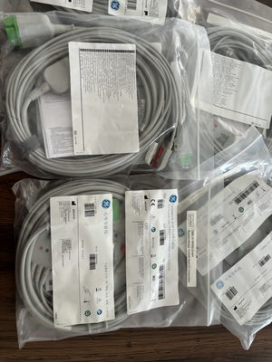 สายนำสัญญาณและสายหลัก GE REF: 5831398 สาย ECG 3 เส้น แบบติดถาวร ที่จับ AHA 4.7M 15FT
