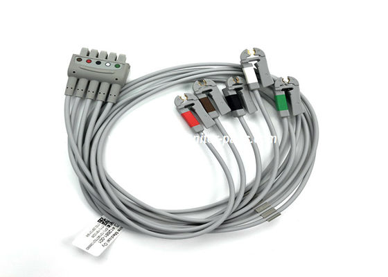 Multi-Link ECG Leadwire Grouped Set,5 Lead Grabber AHA 74CM / 29IN PN 412681-001 การใช้งานของสายไฟฟ้า
