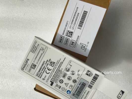 PHLIPS DFM100 แบตเตอรี่หลอดลิตยอนแบบชาร์จใหม่ REF 989803190371 แบตเตอรี่เครื่องป้องกันอาการเต้น