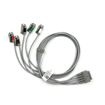 GE Ref:412681-001 Multi-Link ECG Leadwire Group Set,5 -Lead,Grabber,AHA 74 CM /29 IN การใช้งานของสายไฟฟ้า