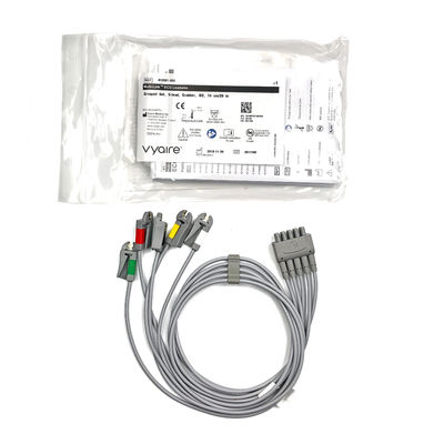 GE Ref:412681-003 Multi-Link ECG Leadwire Group Set,5 -Lead,Grabber,IEC 74 CM / 29 IN การใช้งานของสายไฟไฟฟ้า