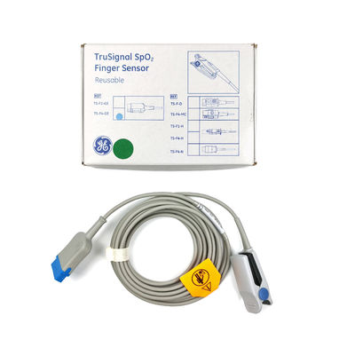 GE TS-F4-GE TruSignal SpO2 เซ็นเซอร์นิ้วมือ สามารถใช้ได้อีกครั้ง