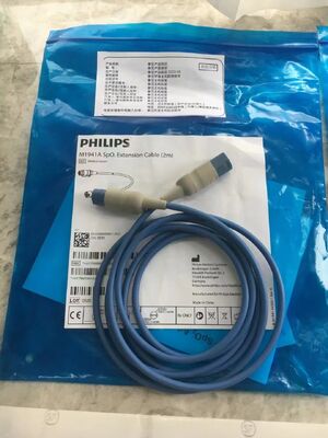 สายอะแดปเตอร์ SpO2 Philip M1940A REF 989803105671 (หัวต่อกลมแบบเก่าไปยัง D-Type)