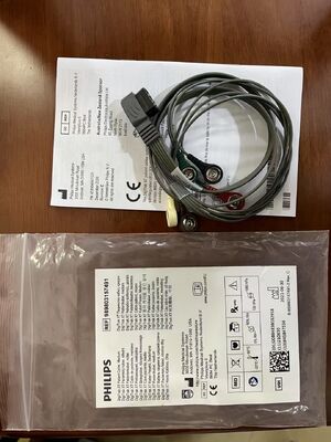 สายเคเบิล ECG แบบ Holter ของ PHILIP REF:989803157491 PN:350-0283-03